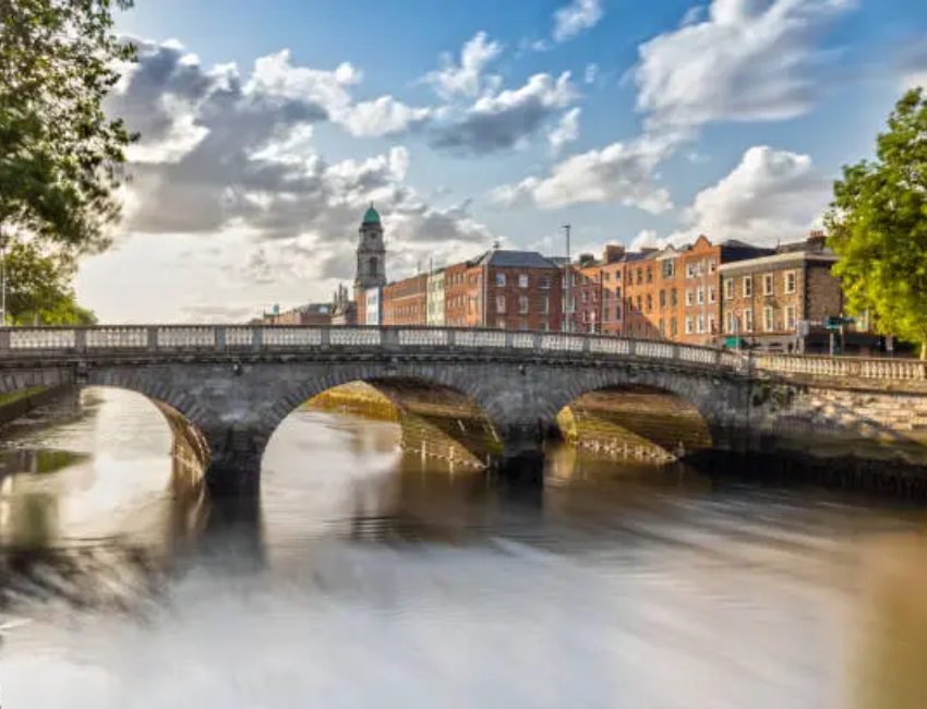 Arrival at Dublin